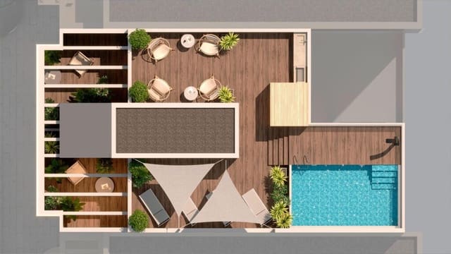 1 bedroom Apartment for sale in Playa del Acequión, Torrevieja with pool garage - € 250,000 (Ref: 8967955)