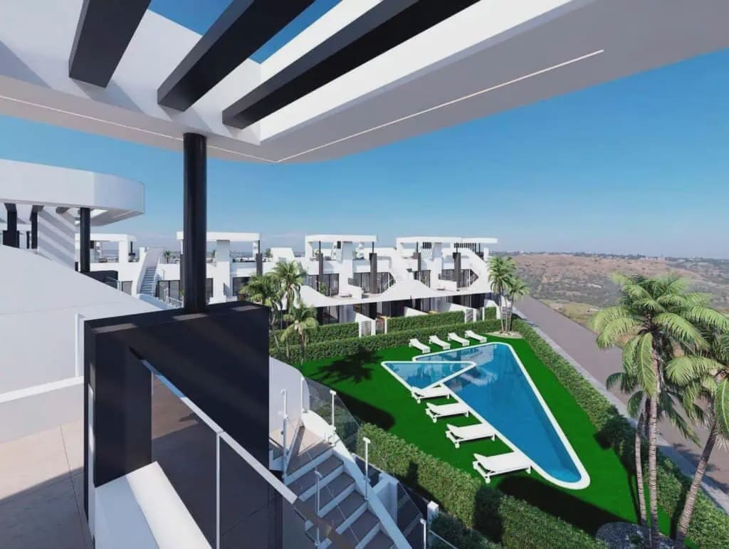 3 slaapkamer Penthouse te koop in San Fulgencio met zwembad garage - € 304.900 (Ref: 8969894)