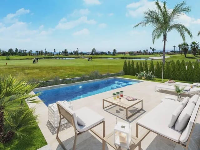 3 makuuhuone Huvila myytävänä paikassa Las Lomas de Rame - Bahía Bella, Los Alcázares mukana uima-altaan 
autotalli - 550 000 € (Ref: 9022853)