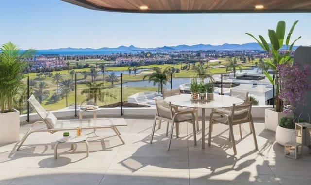 2 sypialnia Apartament na sprzedaż w Las Lomas de Rame - Bahía Bella, Los Alcázares z basenem garażem - 299 000 € (Ref: 9022865)