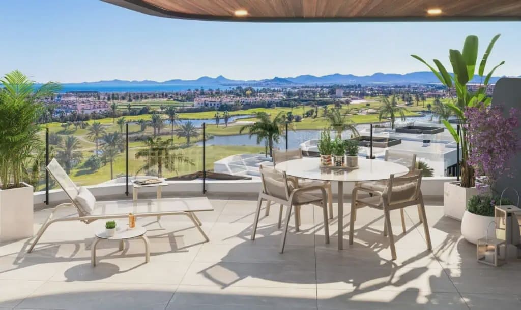 2 soveværelse Penthouse til salg i Los Alcazares med swimmingpool garage - € 369.000 (Ref: 9022868)