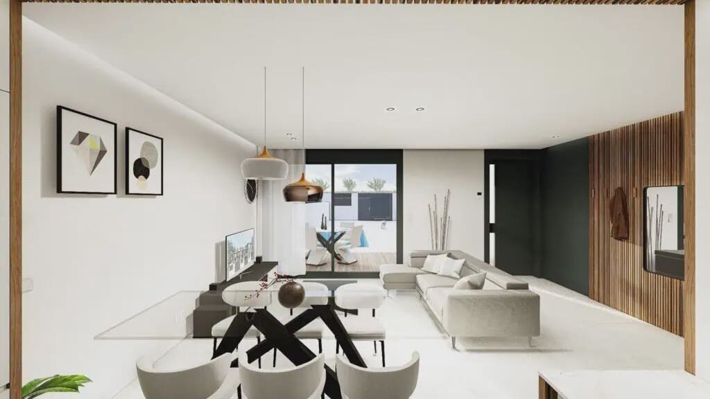 3 soveværelse Byhus til salg i Pilar de la Horadada med swimmingpool garage - € 385.000 (Ref: 9036380)