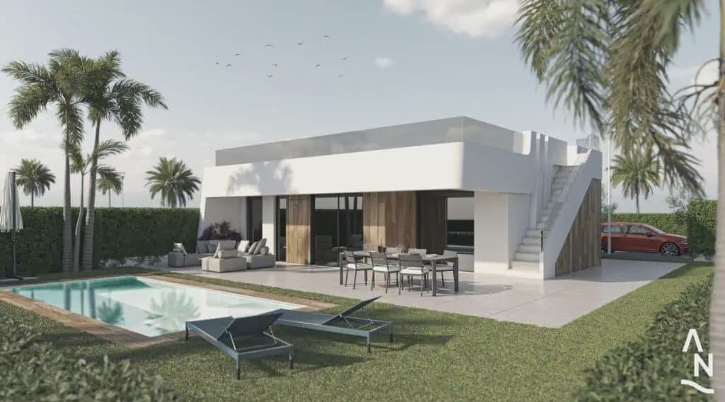3 sypialnia Willa na sprzedaż w Alhama de Murcia z basenem garażem - 305 900 € (Ref: 9188002)