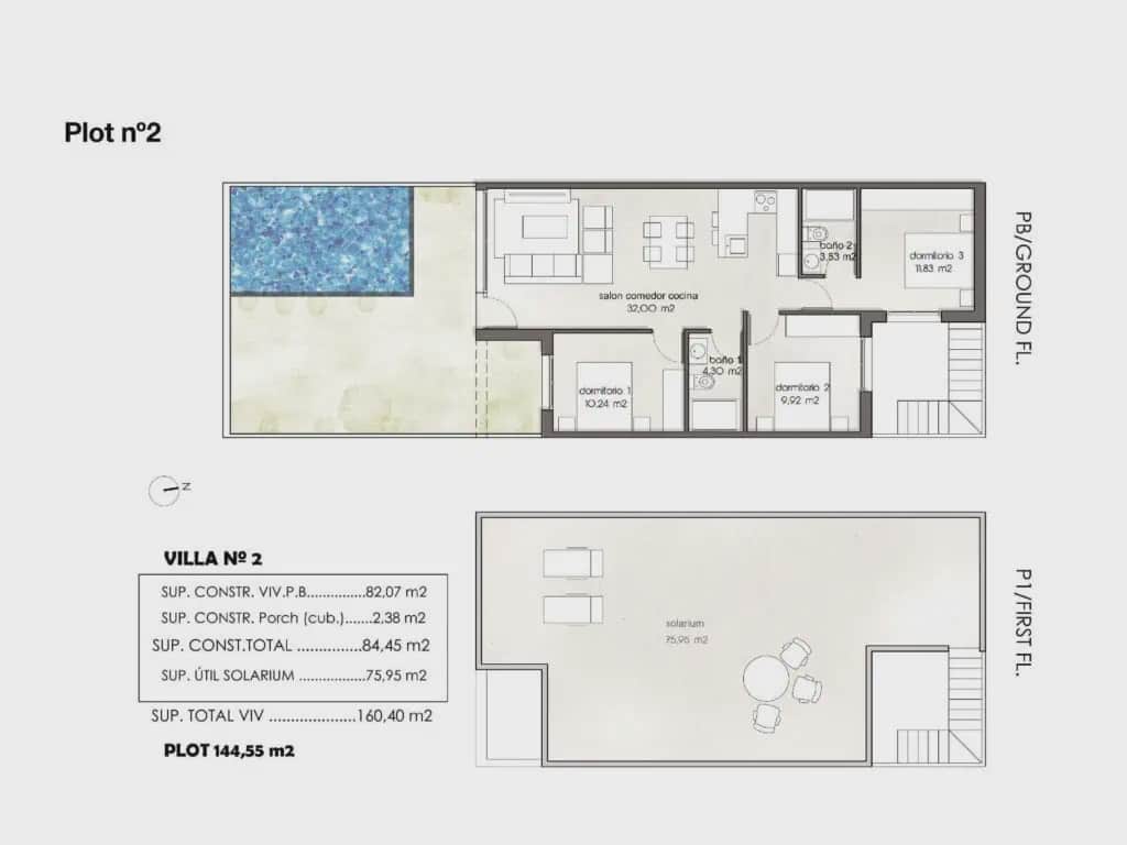 3 soverom Villa til salgs i Pilar de la Horadada med svømmebasseng garasje - € 355 900 (Ref: 9212510)