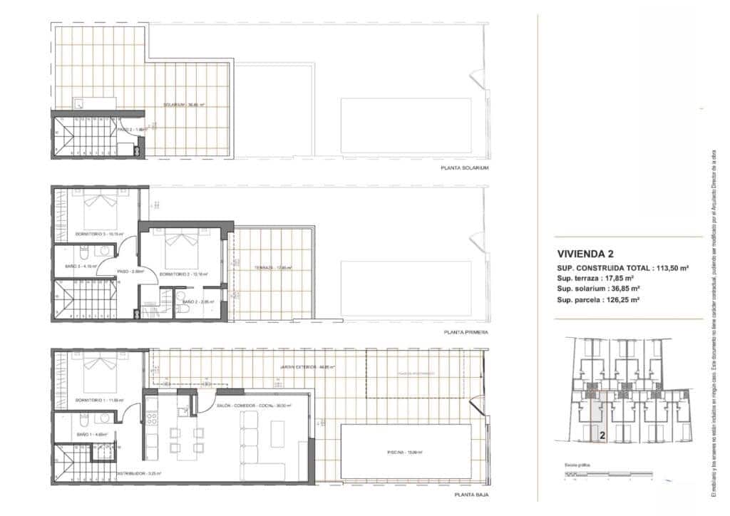 3 makuuhuone Huvila myytävänä paikassa Santiago de la Ribera mukana uima-altaan 
autotalli - 379 000 € (Ref: 9262162)
