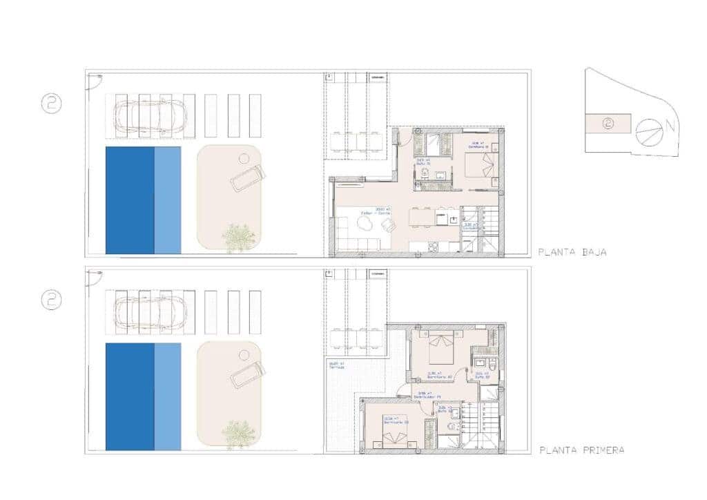 3 soveværelse Villa til salg i San Pedro del Pinatar med swimmingpool garage - € 499.950 (Ref: 9303043)