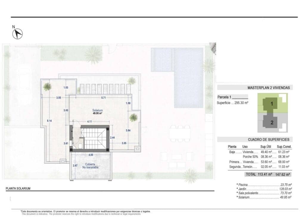 4 sypialnia Willa na sprzedaż w Los Alcazares z basenem garażem - 785 000 € (Ref: 9366932)