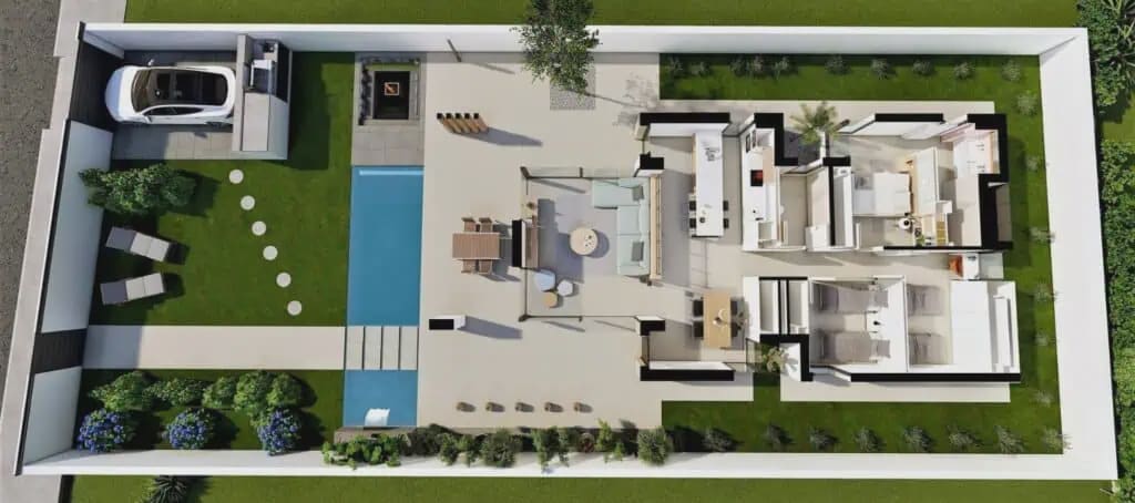 3 soverom Villa til salgs i San Fulgencio med svømmebasseng garasje - € 660 000 (Ref: 9371709)