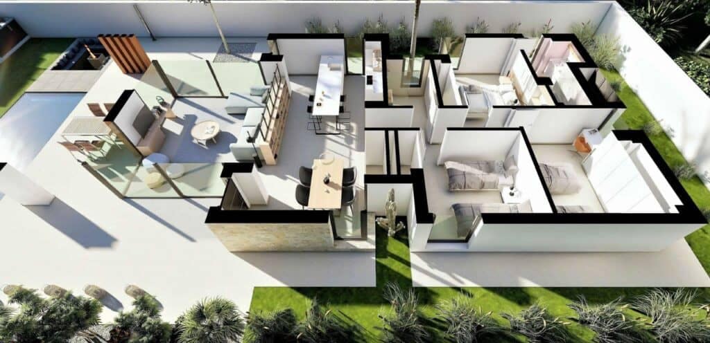 3 soverom Villa til salgs i San Fulgencio med svømmebasseng garasje - € 660 000 (Ref: 9371709)