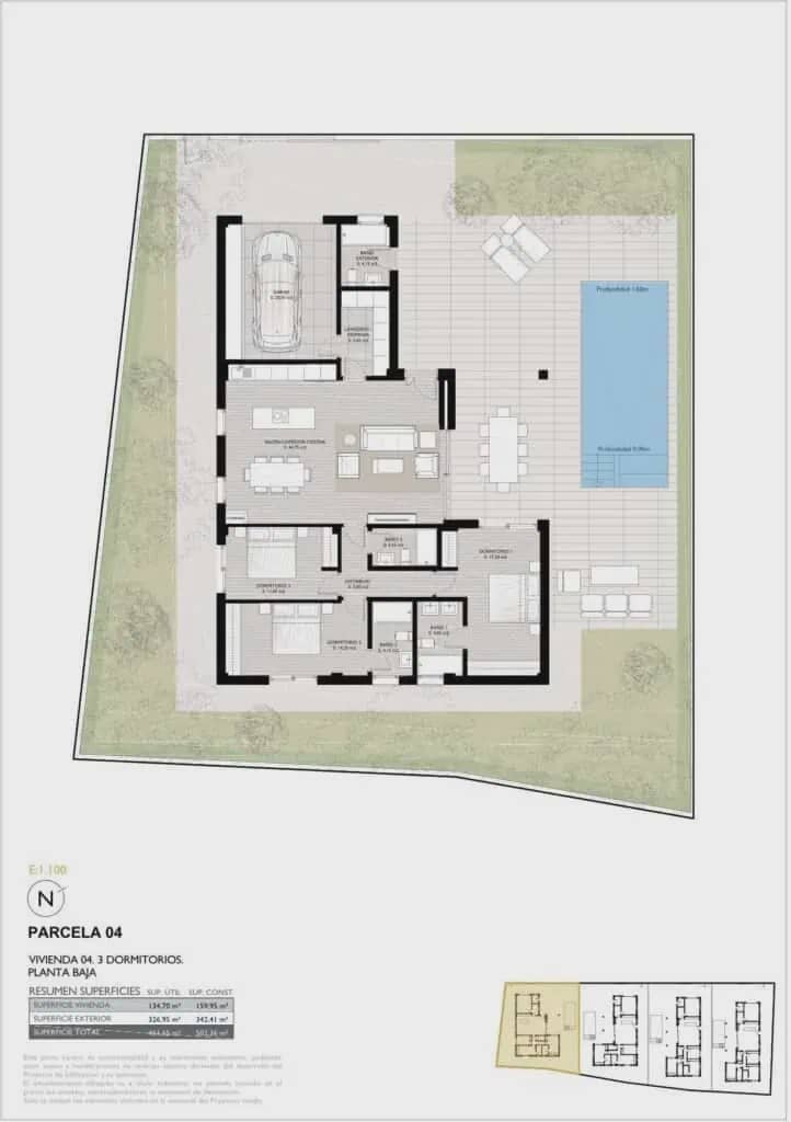 3 Zimmer Villa zu verkaufen in San Pedro del Pinatar mit Pool Garage - 809.950 € (Ref: 9395701)