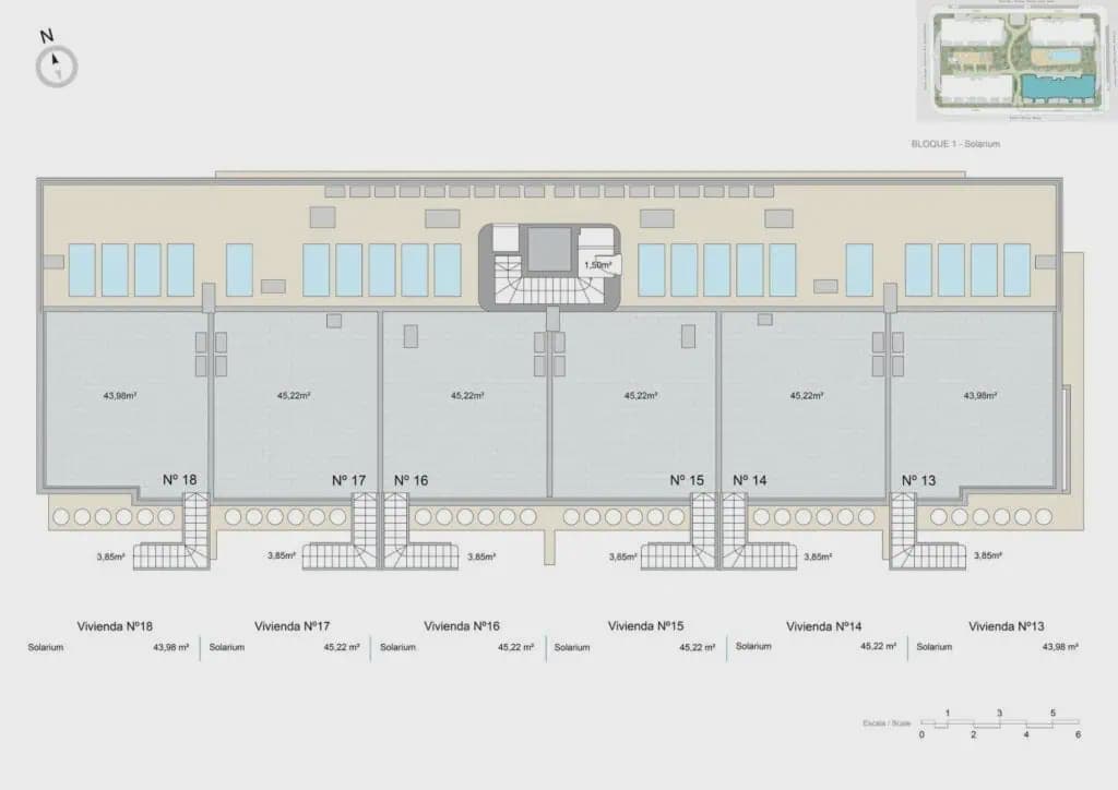 3 sypialnia Penthouse na sprzedaż w Pilar de la Horadada z basenem garażem - 379 000 € (Ref: 9398158)