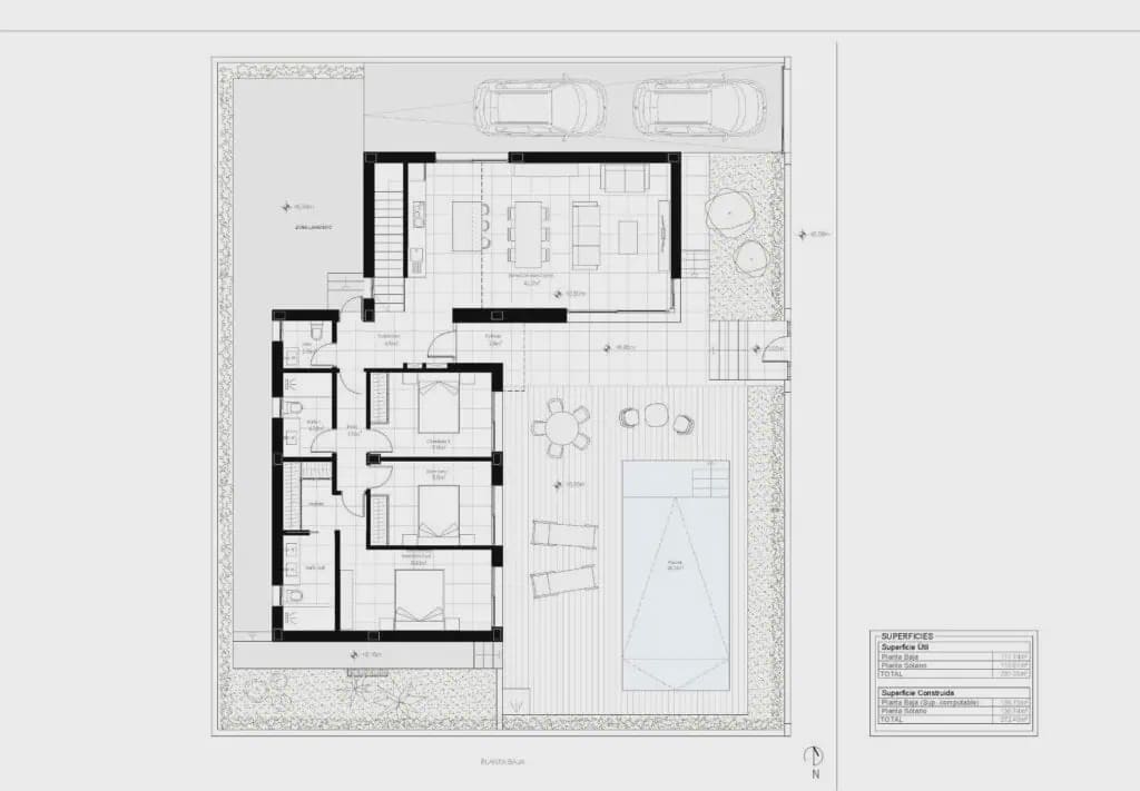 3 sypialnia Willa na sprzedaż w Torre-Pacheco z basenem garażem - 765 000 € (Ref: 9418897)