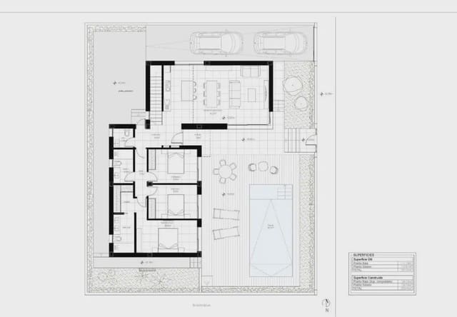 3 makuuhuone Huvila myytävänä paikassa Torre-Pacheco mukana uima-altaan 
autotalli - 765 000 € (Ref: 9418897)
