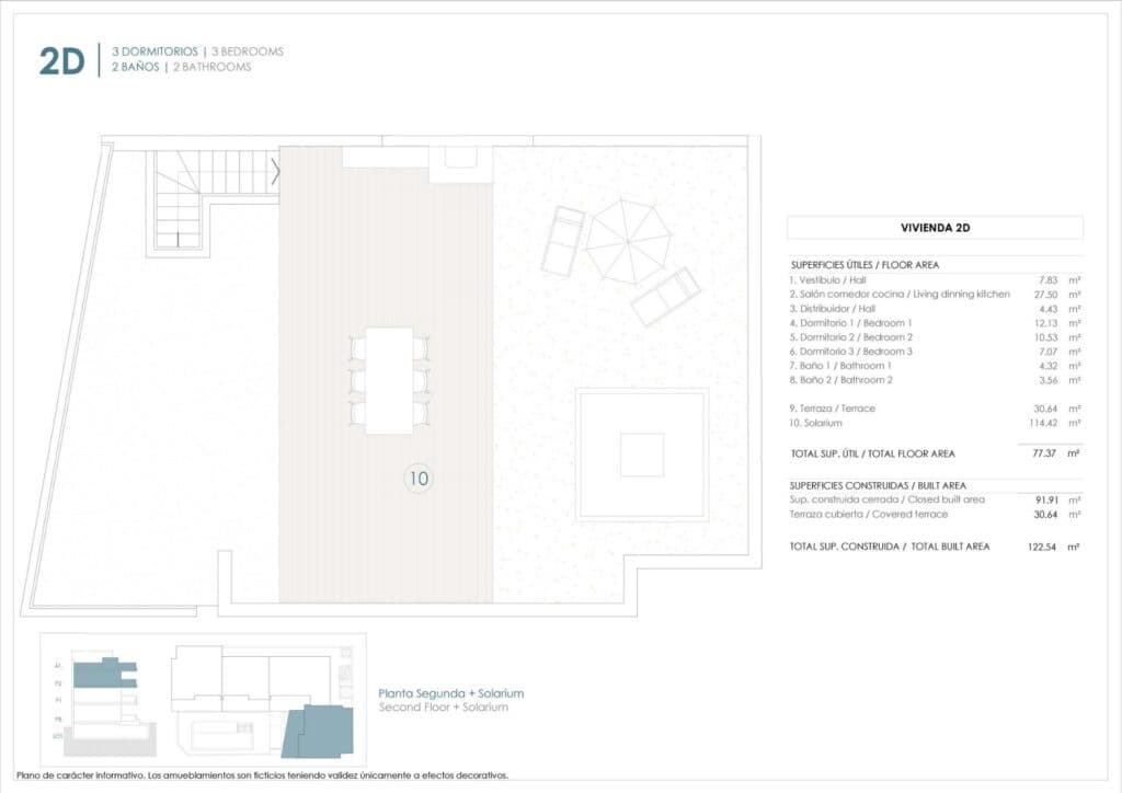 3 quarto Penthouse para venda em Benijofar com piscina garagem - 410 000 € (Ref: 9465149)