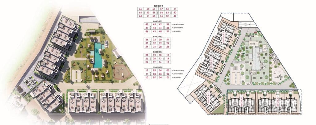 3 sovrum Lägenhet till salu i Los Alcazares med pool garage - 369 000 € (Ref: 9673775)