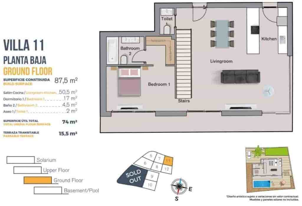 3 bedroom Villa for sale in Finestrat with pool garage - € 850,000 (Ref: 9714616)