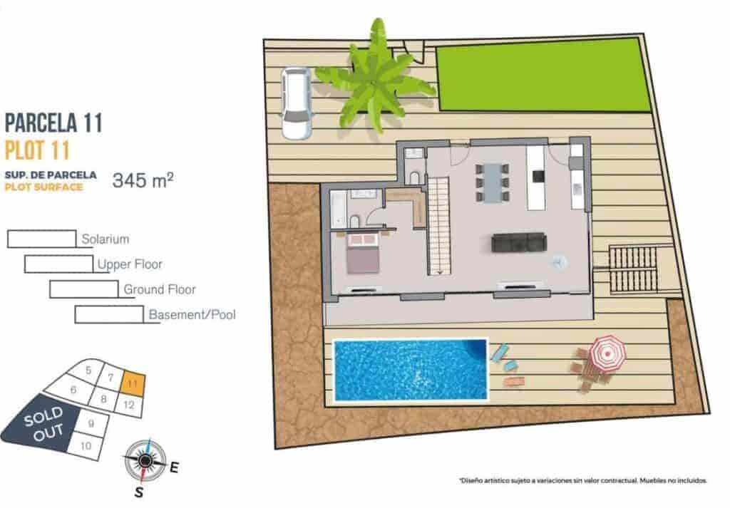 3 bedroom Villa for sale in Finestrat with pool garage - € 850,000 (Ref: 9714616)