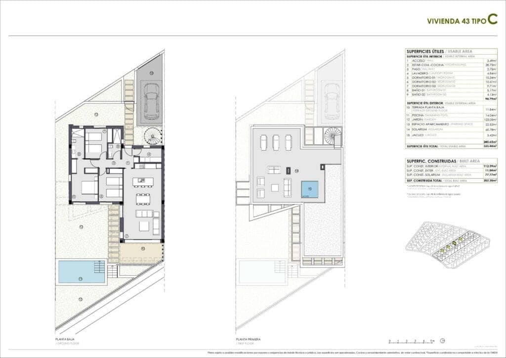3 Zimmer Villa zu verkaufen in Polop mit Pool Garage - 548.700 € (Ref: 9714621)