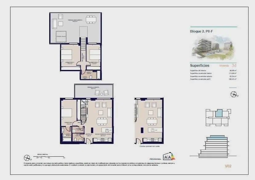 3 slaapkamer Penthouse te koop in La Villajoyosa / Vila Joiosa met zwembad garage - € 635.200 (Ref: 9719424)