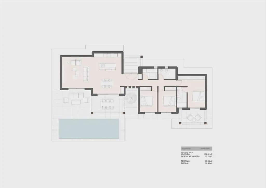 3 bedroom Villa for sale in Benissa with pool garage - € 890,000 (Ref: 9719425)