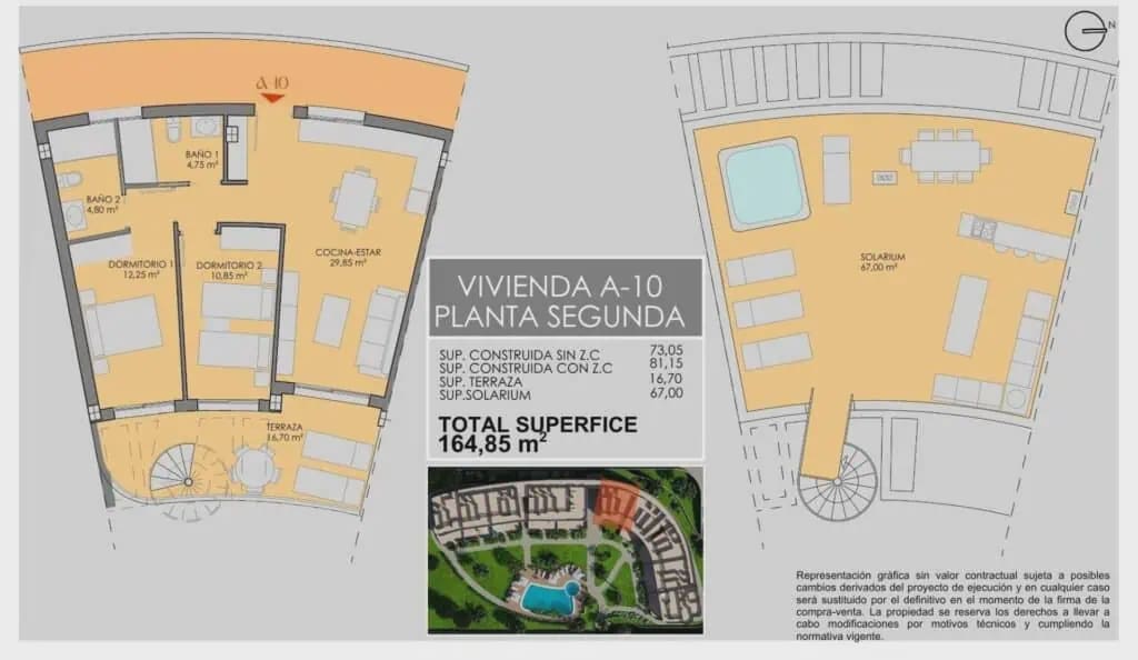 2 camera da letto Attico in vendita in Los Alcazares con piscina garage - 359.900 € (Rif: 9751575)