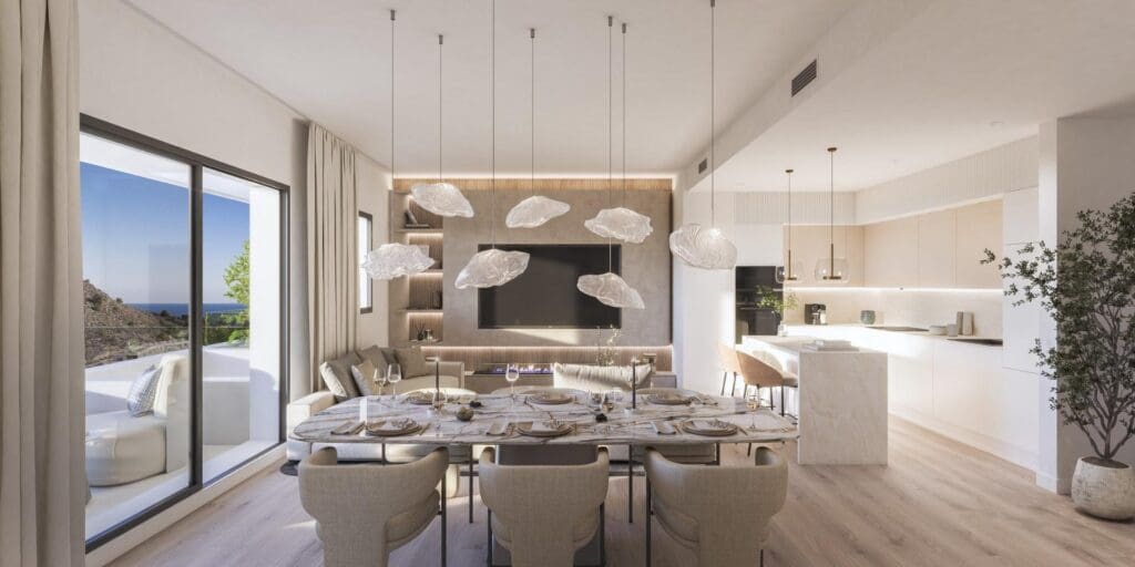 2 soveværelse Lejlighed til salg i La Villajoyosa / Vila Joiosa med swimmingpool garage - € 376.000 (Ref: 9777622)