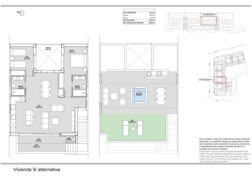 2 bedroom Apartment for sale in Pilar de la Horadada with pool garage - € 369,500 (Ref: 9816964)
