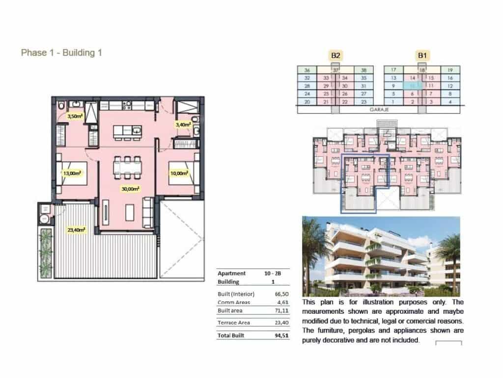 2 camera da letto Appartamento in vendita in Torre-Pacheco con piscina garage - 303.000 € (Rif: 9819849)