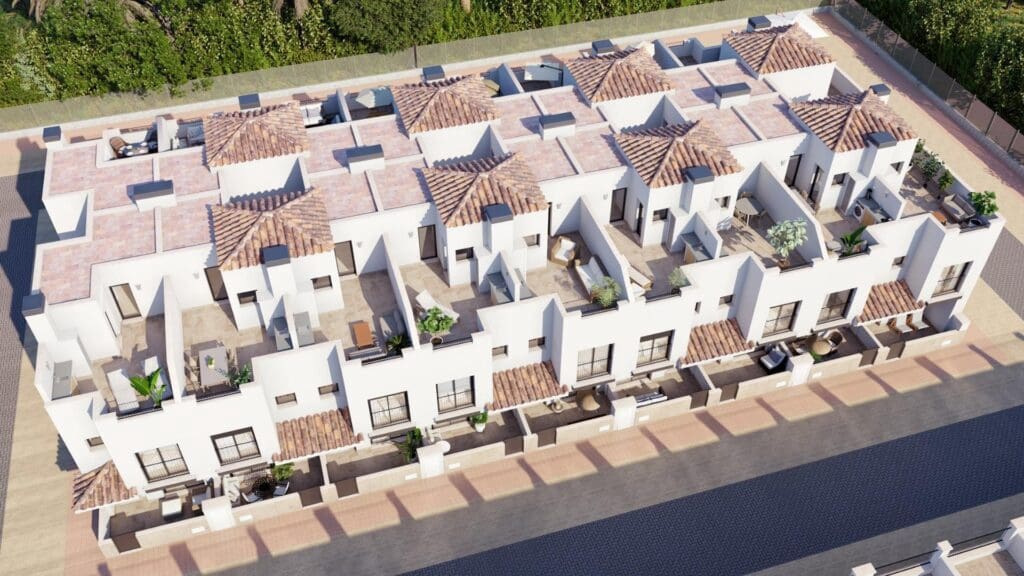 2 bedroom Townhouse for sale in Torre-Pacheco with pool garage - € 229,900 (Ref: 9842093)