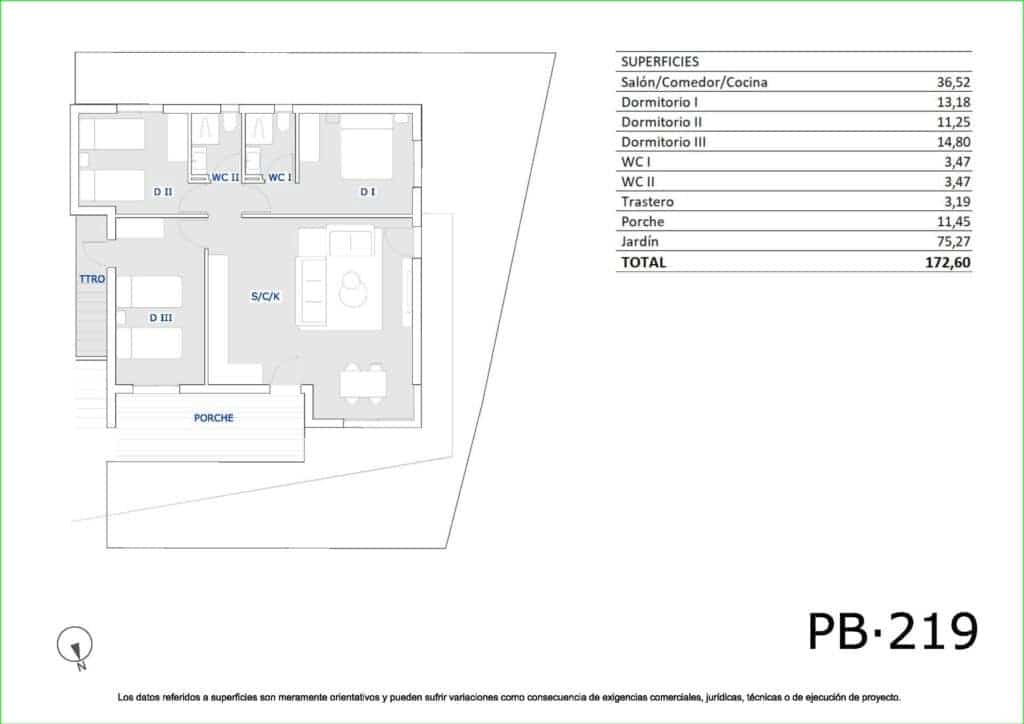 3 slaapkamer Appartement te koop in San Miguel de Salinas met zwembad garage - € 264.900 (Ref: 9876832)