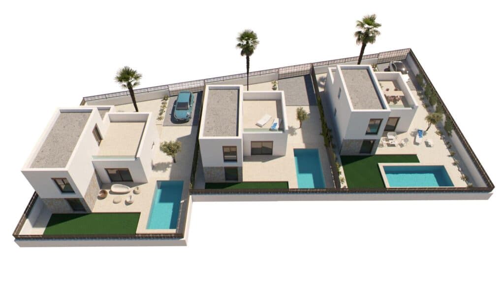 3 sypialnia Willa na sprzedaż w Algorfa z basenem garażem - 489 000 € (Ref: 9882427)