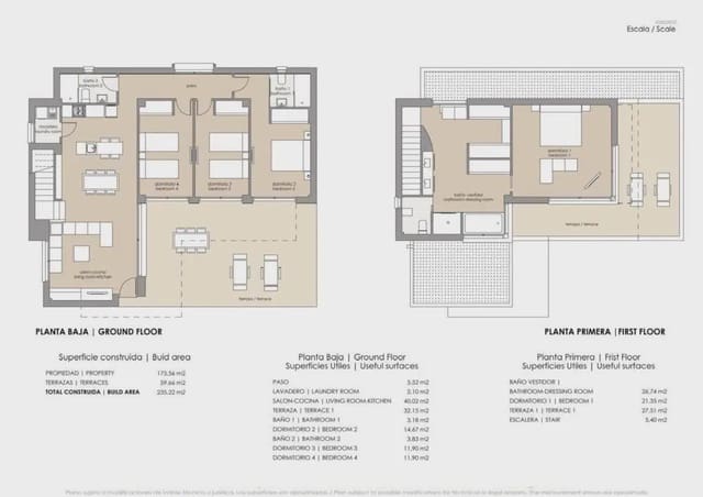 Chalet de 4 habitaciones en Desamparados - Hurchillo - Torremendo, Orihuela en venta con piscina garaje - 549.900 € (Ref: 9927821)