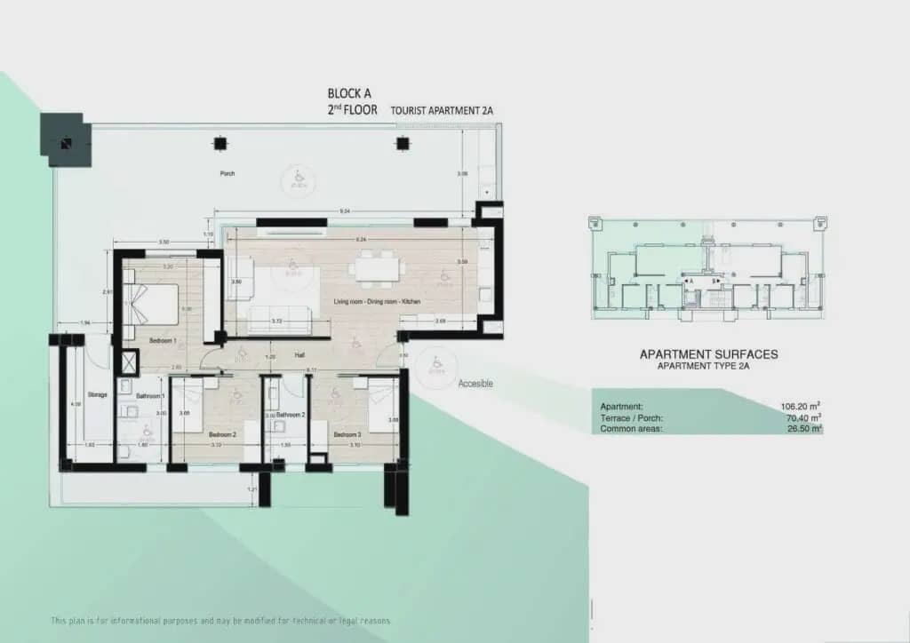 3 soveværelse Lejlighed til salg i Los Narejos med swimmingpool garage - € 359.900 (Ref: 9934791)