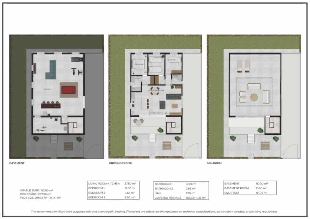 3 slaapkamer Villa te koop in Camposol met zwembad garage - € 369.000 (Ref: 9937058)