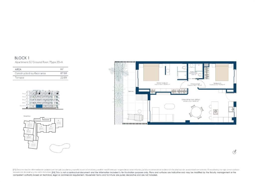 2 sypialnia Apartament na sprzedaż w El Valle Golf Resort z basenem garażem - 299 000 € (Ref: 9960258)