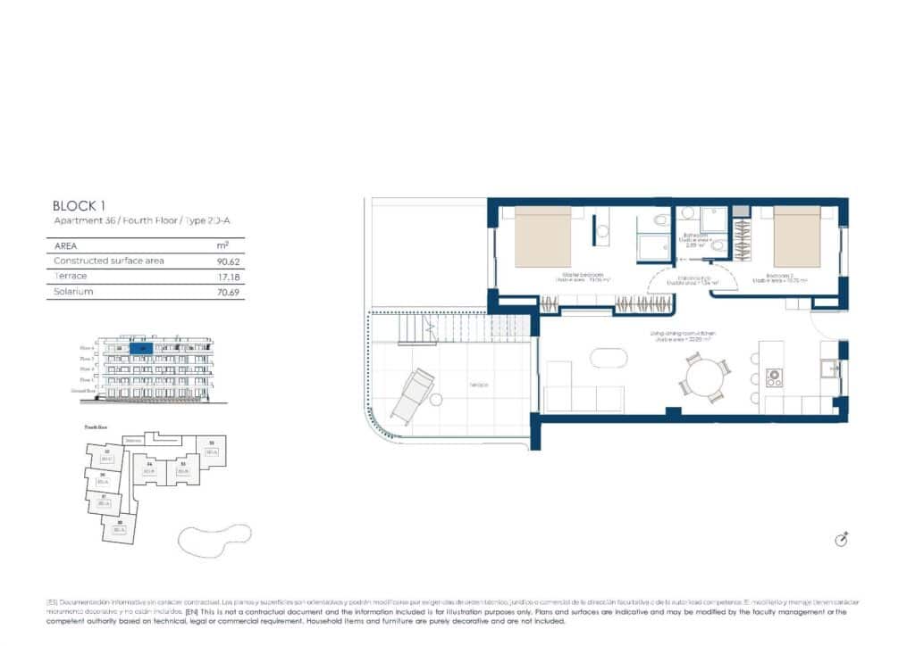 2 chambre Penthouse à vendre à El Valle Golf Resort avec piscine garage - 410 000 € (Ref: 9960261)