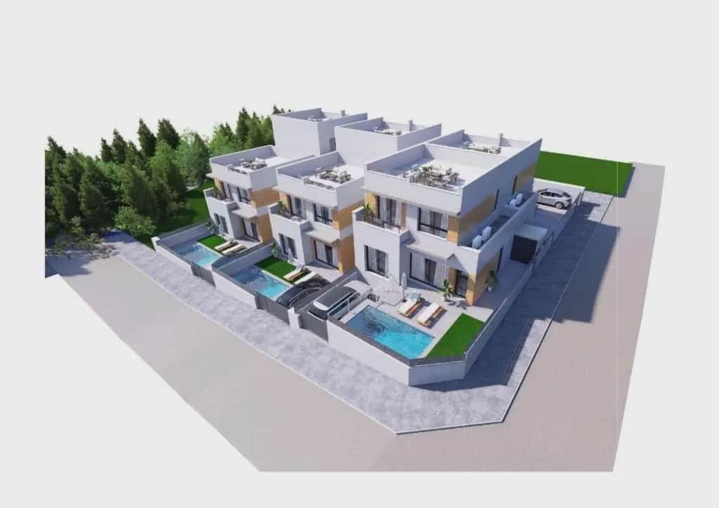 3 soveværelse Villa til salg i Benijofar med swimmingpool garage - € 465.000 (Ref: 9975821)