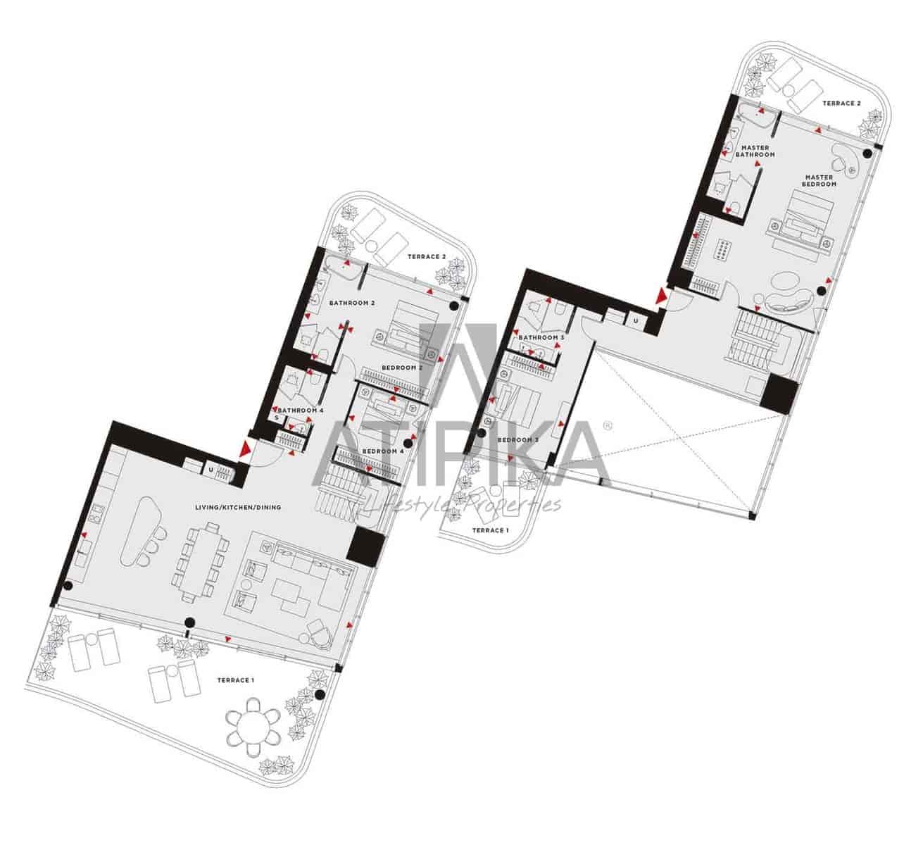 4 slaapkamer Appartement te koop in Barcelona stad met zwembad - € 5.800.000 (Ref: 10008228)