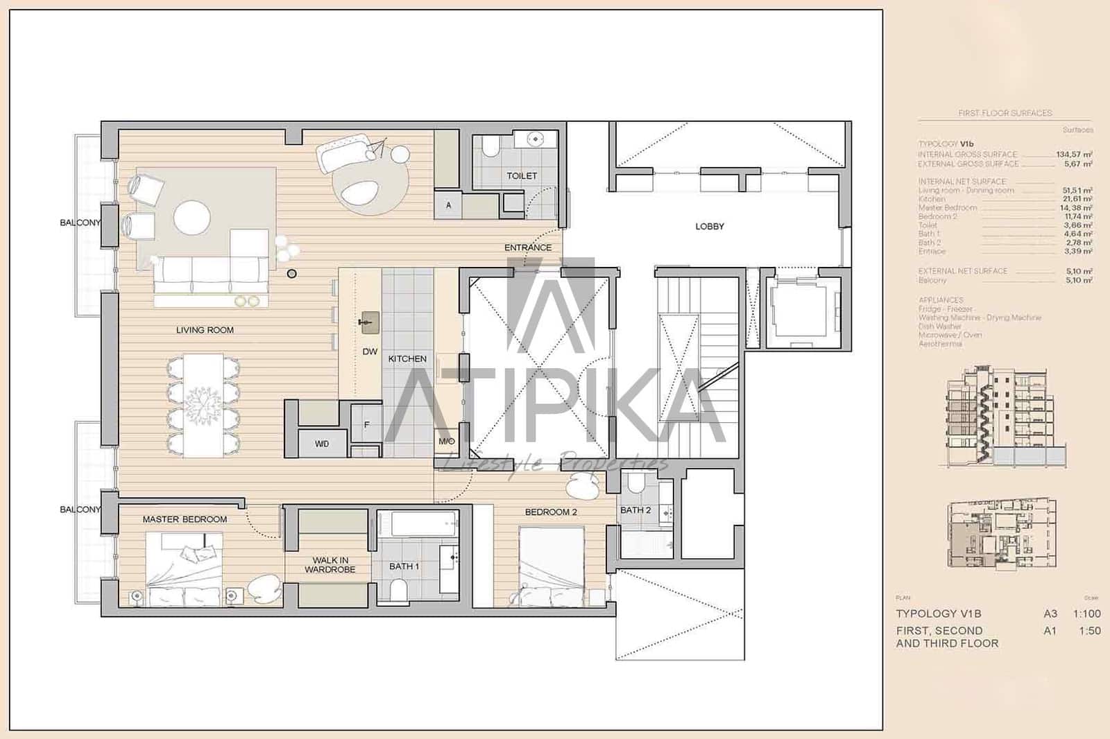 2 bedroom Apartment for sale in Barcelona city - € 1,800,000 (Ref: 10054584)