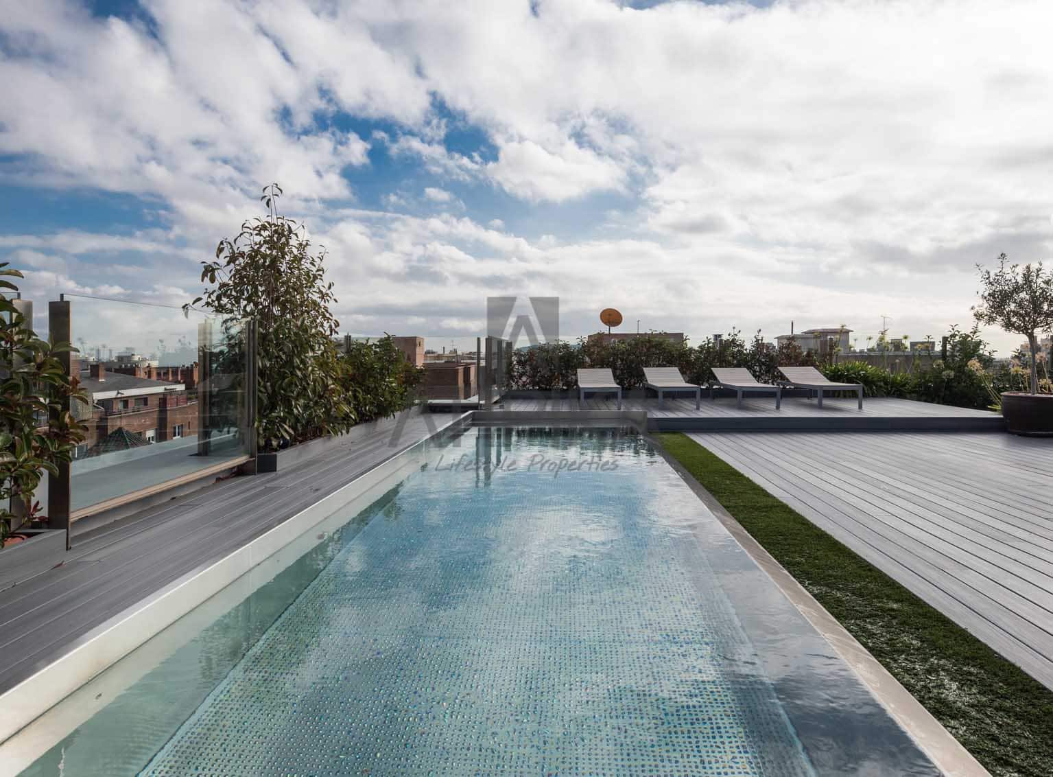 Ático de 5 habitaciones en Barcelona ciudad en venta con piscina - 4.500.000 € (Ref: 10108876)