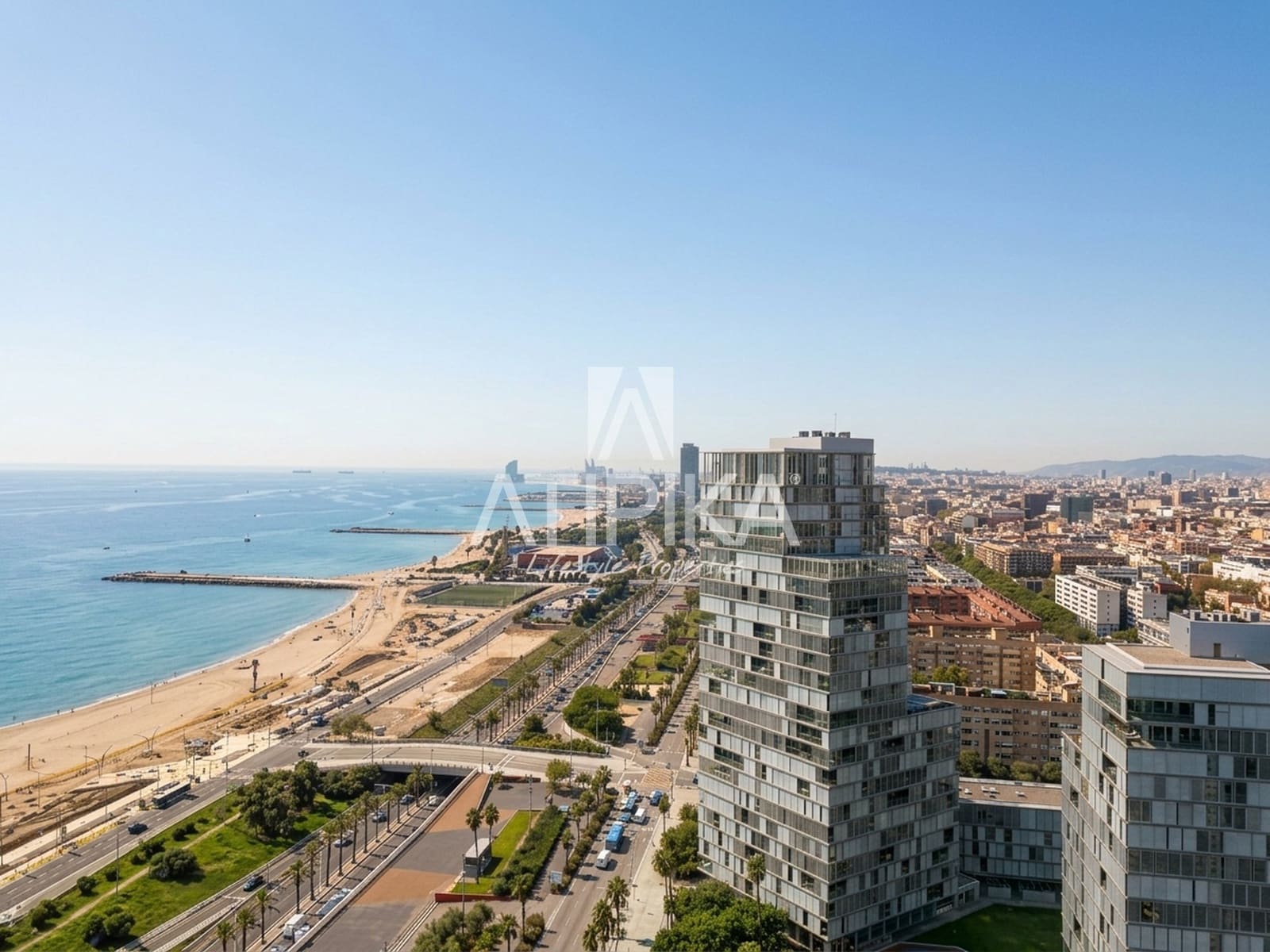 3 bedroom Penthouse for rent in Barcelona city with pool garage - € 10,000 (Ref: 10118691)
