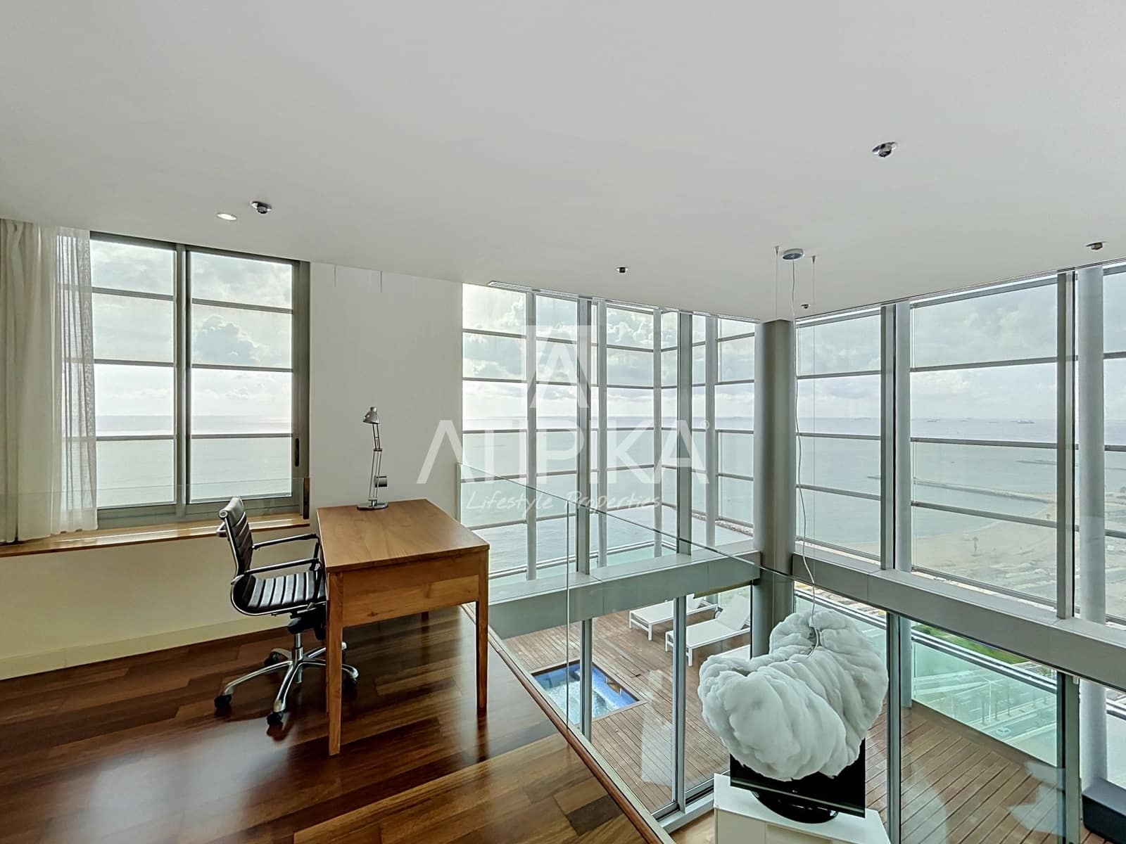 3 bedroom Penthouse for rent in Barcelona city with pool garage - € 10,000 (Ref: 10118691)