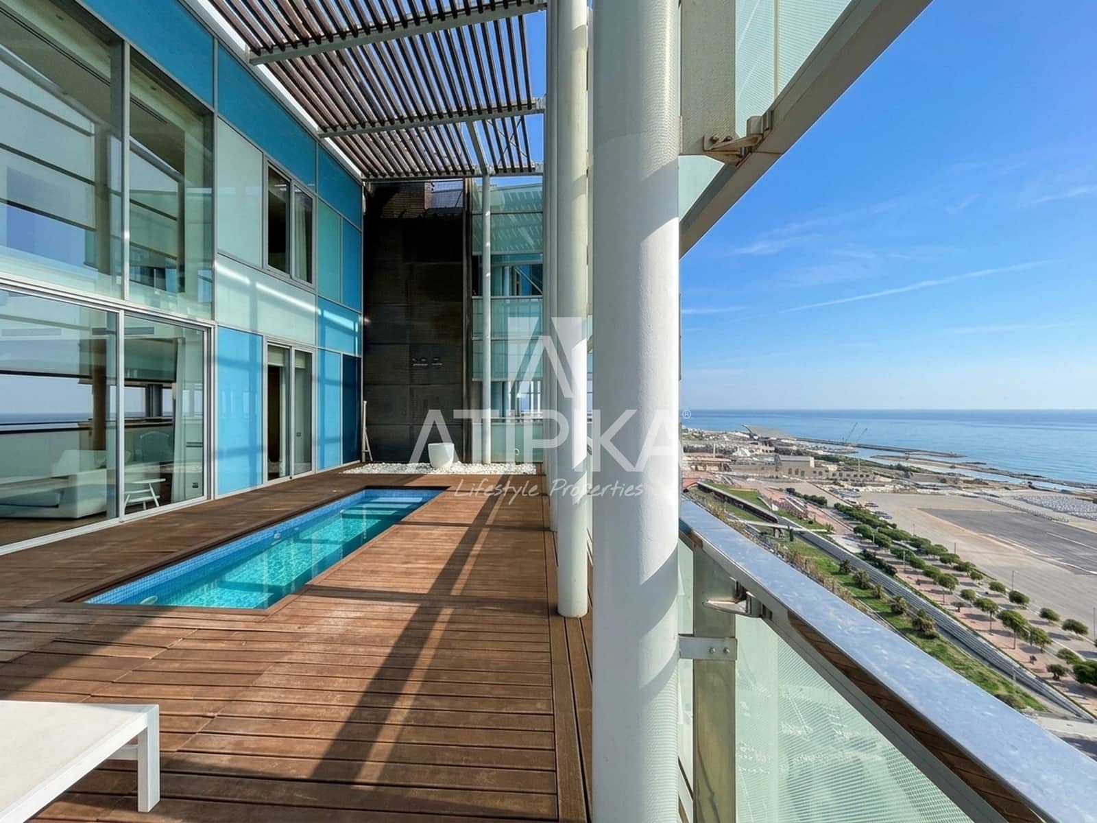 3 bedroom Penthouse for rent in Barcelona city with pool garage - € 10,000 (Ref: 10118691)