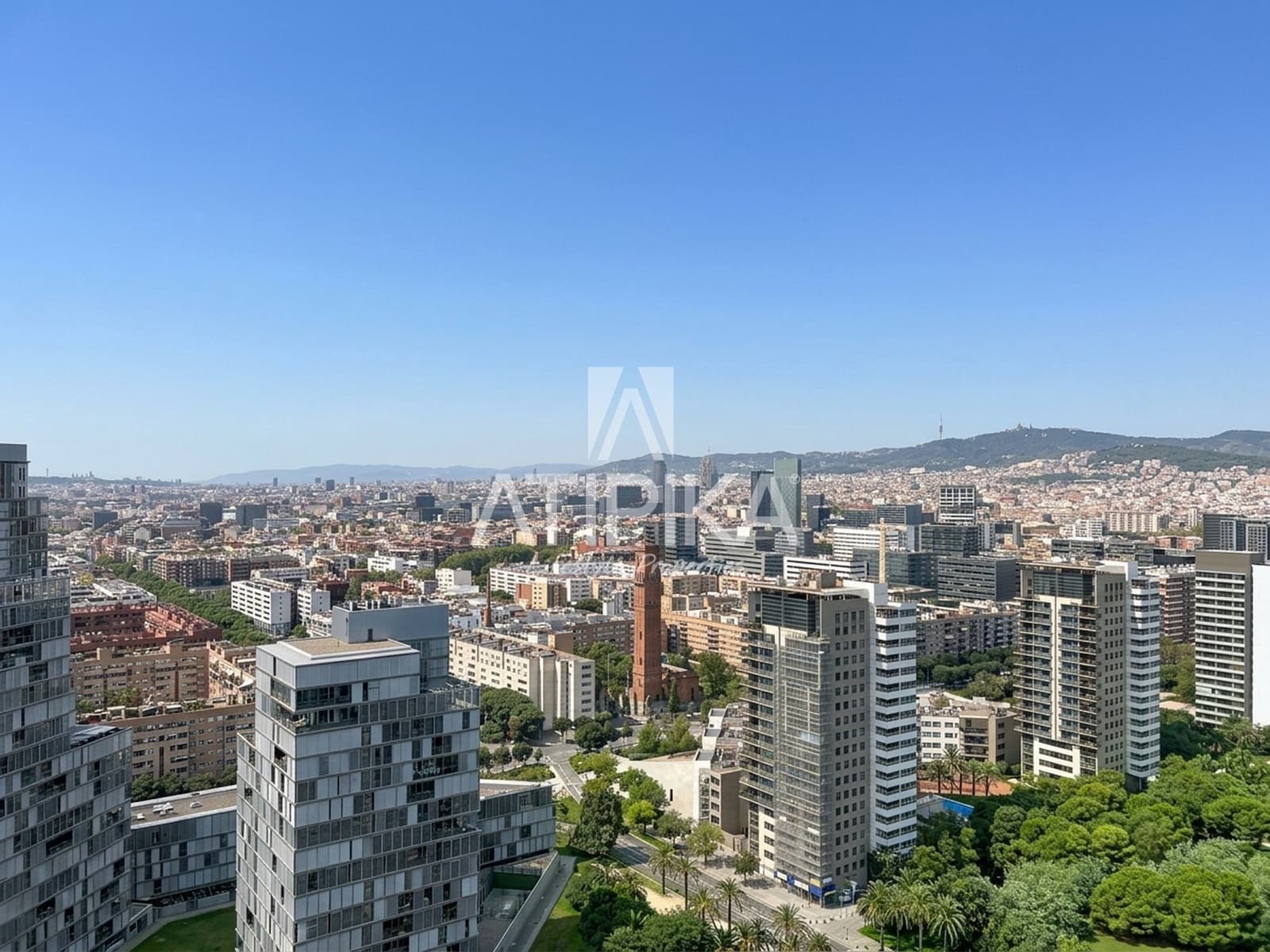 3 bedroom Penthouse for rent in Barcelona city with pool garage - € 10,000 (Ref: 10118691)