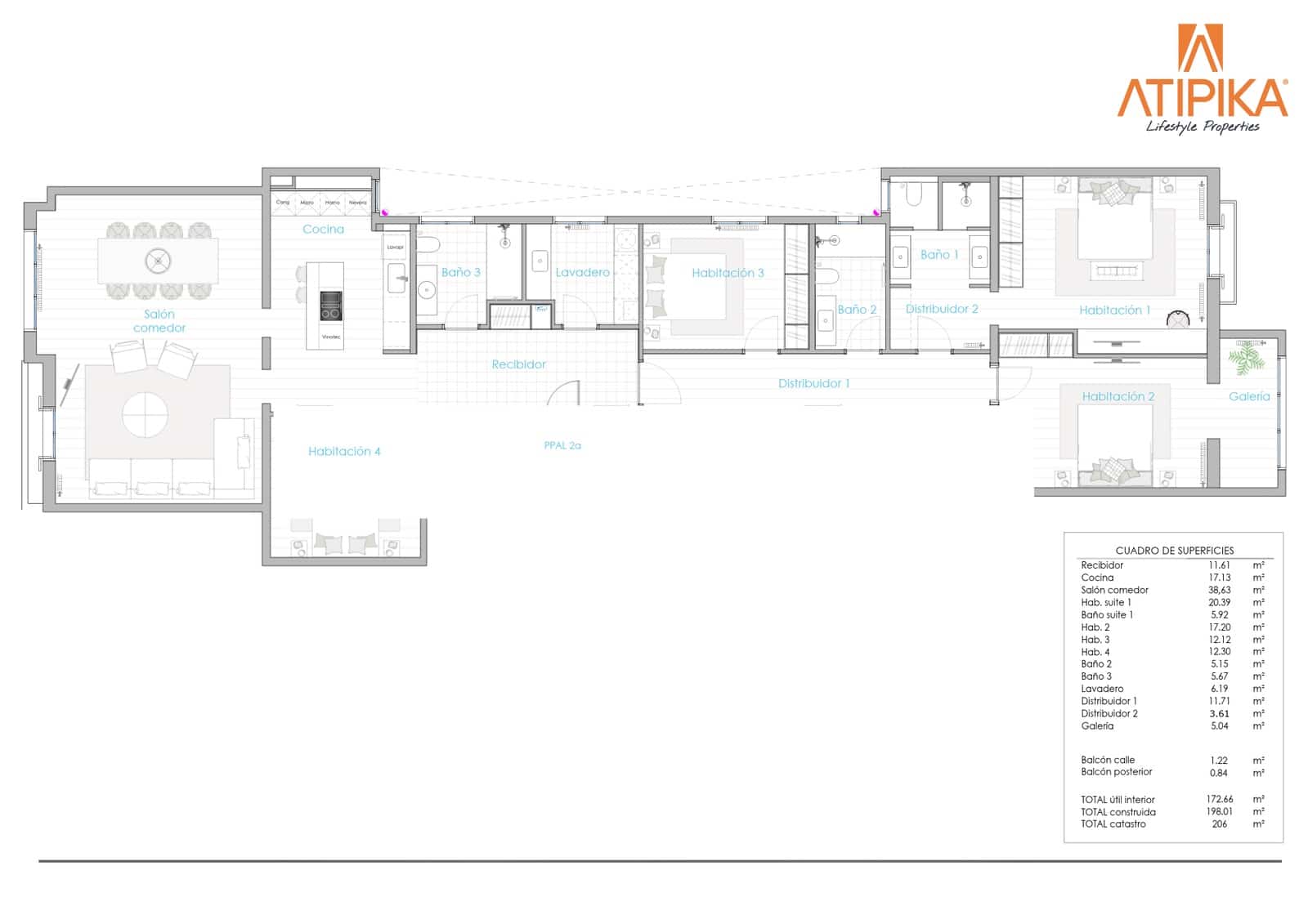5 slaapkamer Appartement te koop in Barcelona stad - € 1.790.000 (Ref: 10141614)