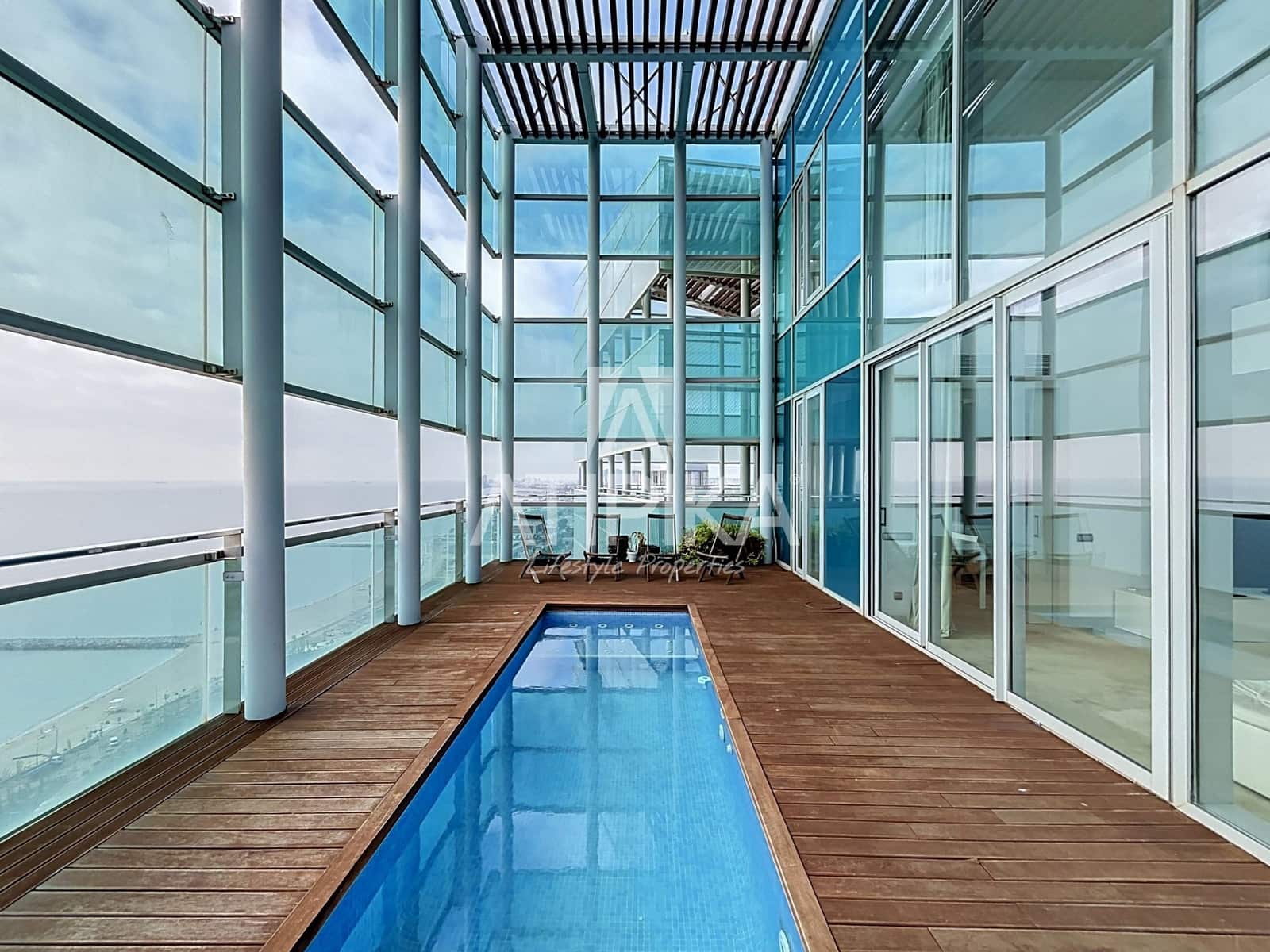 3 sypialnia Penthouse do wynajęcia w Miasto Barcelona z basenem garażem - 8 500 € (Ref: 10160861)
