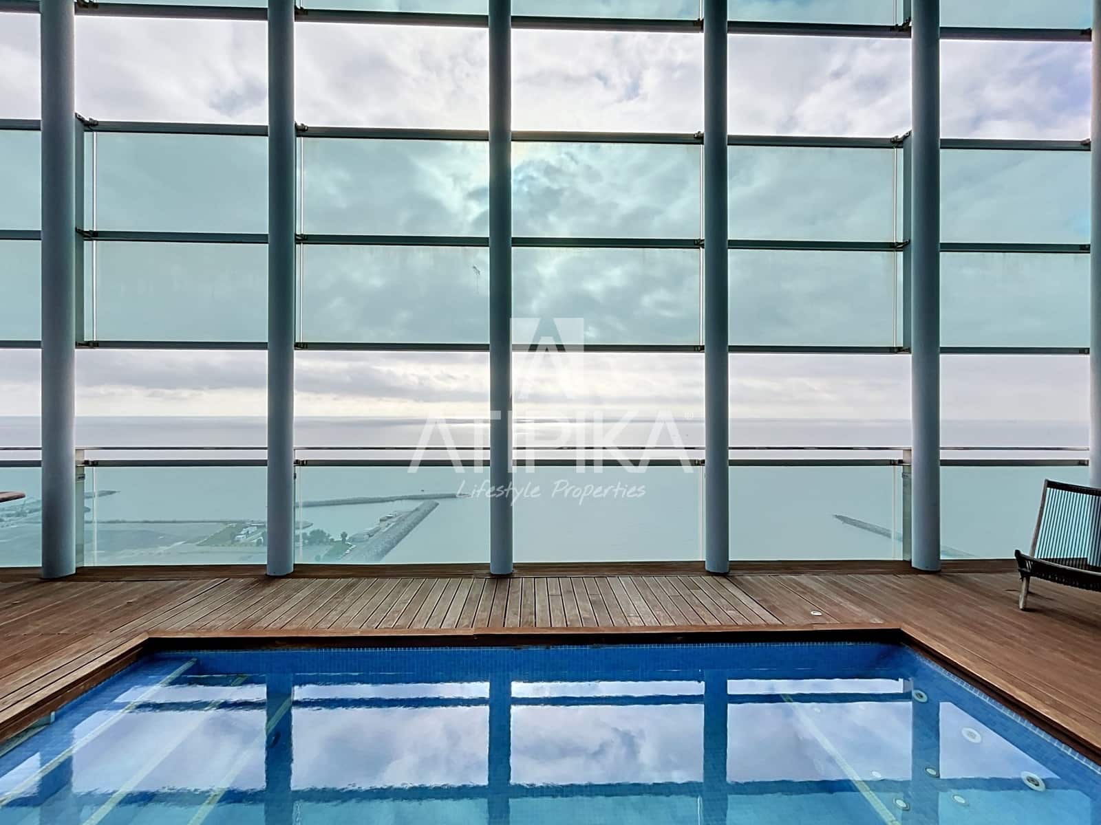 3 sypialnia Penthouse do wynajęcia w Miasto Barcelona z basenem garażem - 8 500 € (Ref: 10160861)