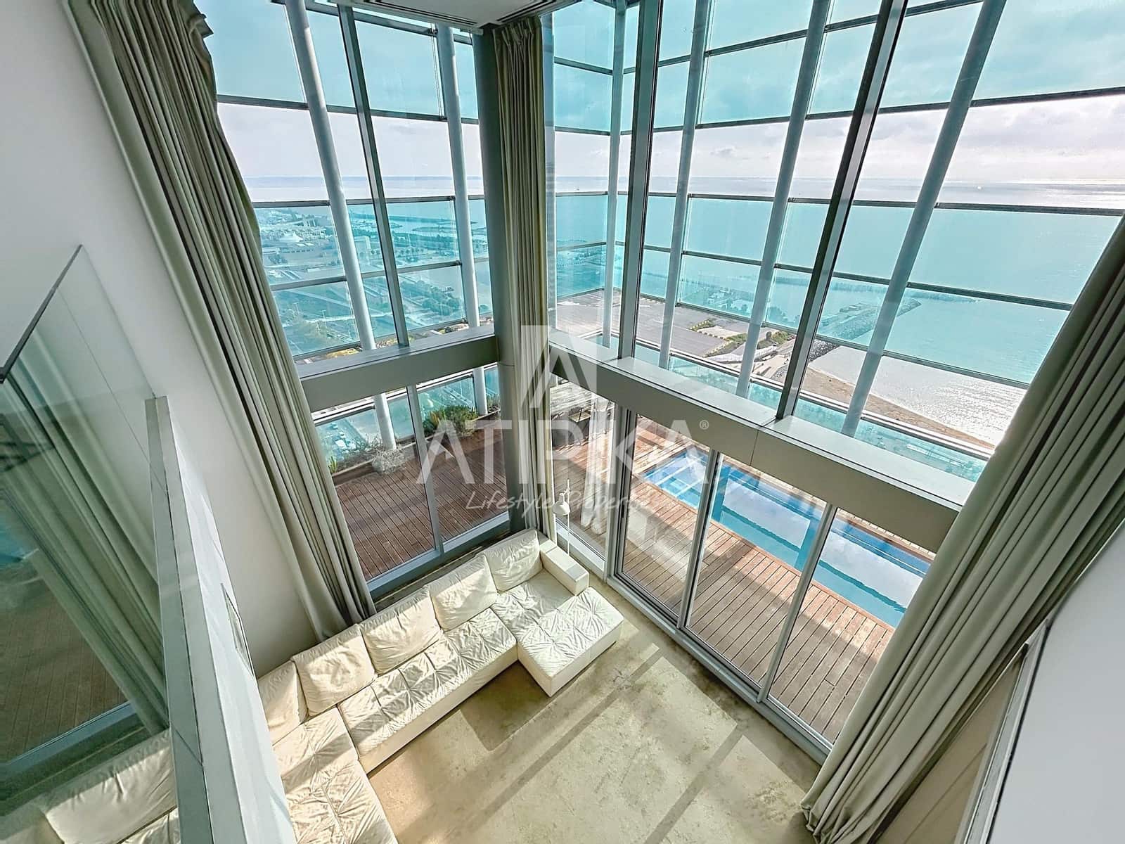 3 sypialnia Penthouse do wynajęcia w Miasto Barcelona z basenem garażem - 8 500 € (Ref: 10160861)