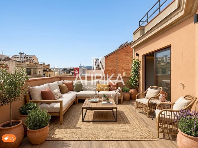 Ático de 2 habitaciones en Barcelona ciudad en venta - 790.000 € (Ref: 10182418)