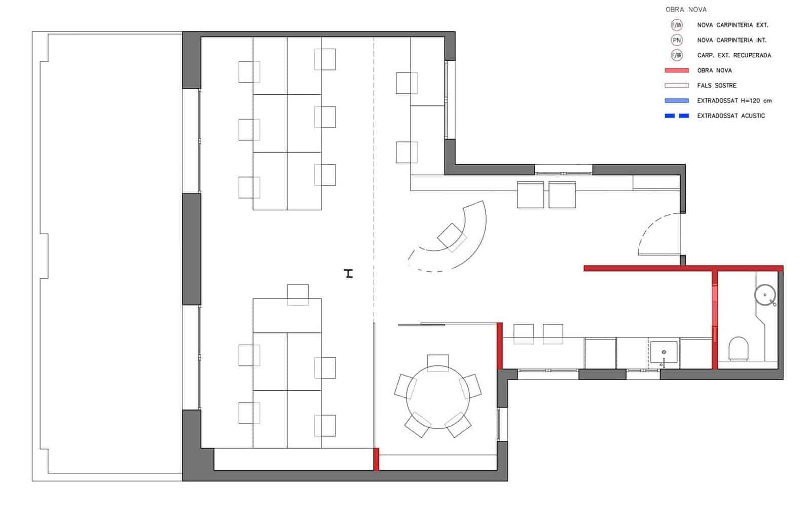 3 soveværelse Kontor til leje i Barcelona by - € 2.750 (Ref: 7453824)